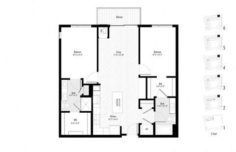 Arcata Apartments Golden Valley MN 2 Bedroom 2 Bath Apartment